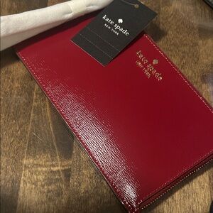 Kate Spade Cherry Red Clutch